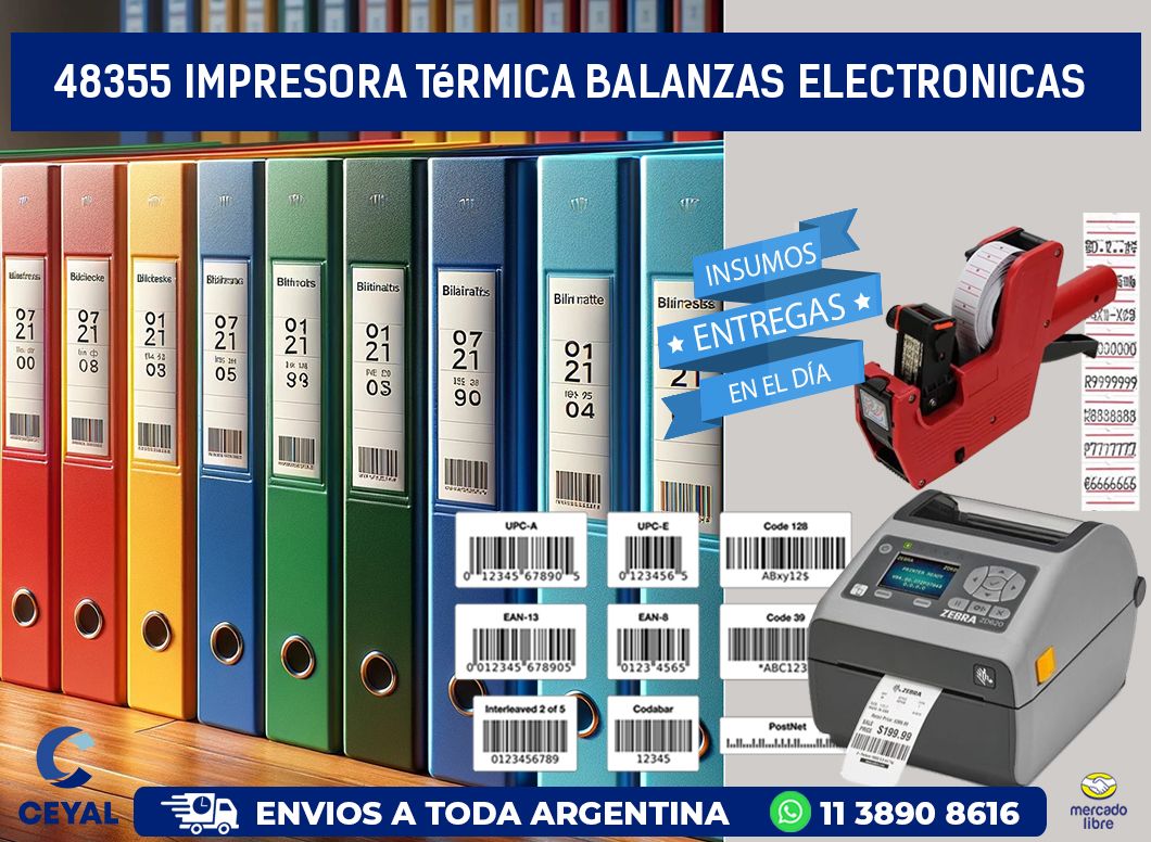 48355 impresora térmica balanzas electronicas