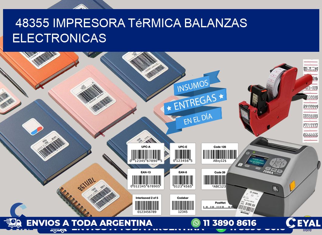 48355 impresora térmica balanzas electronicas