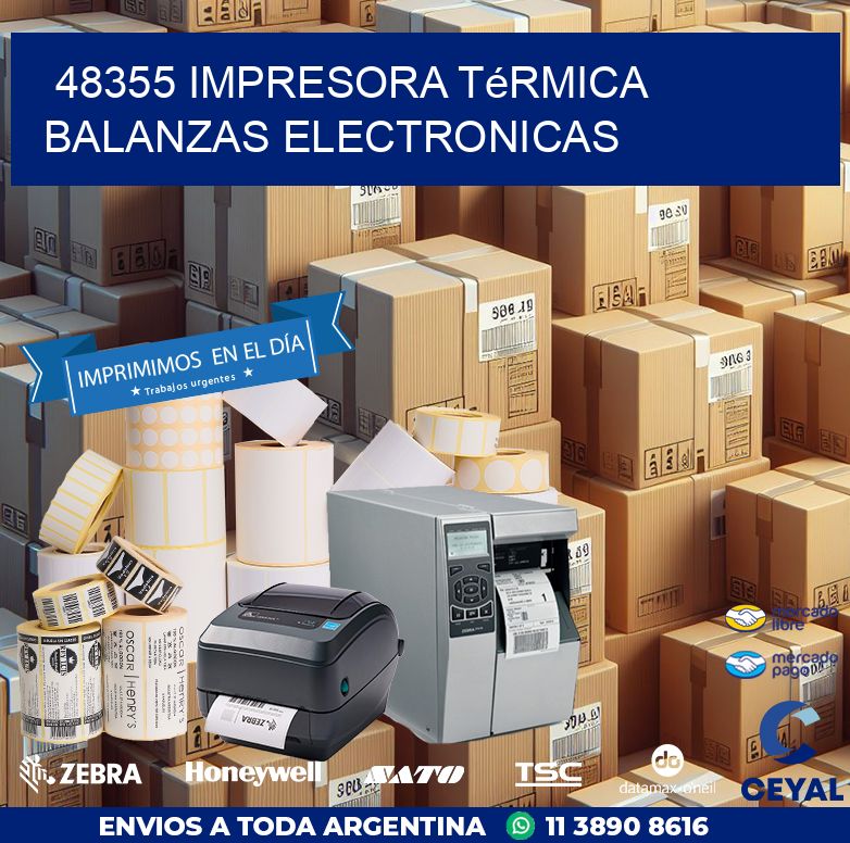 48355 impresora térmica balanzas electronicas