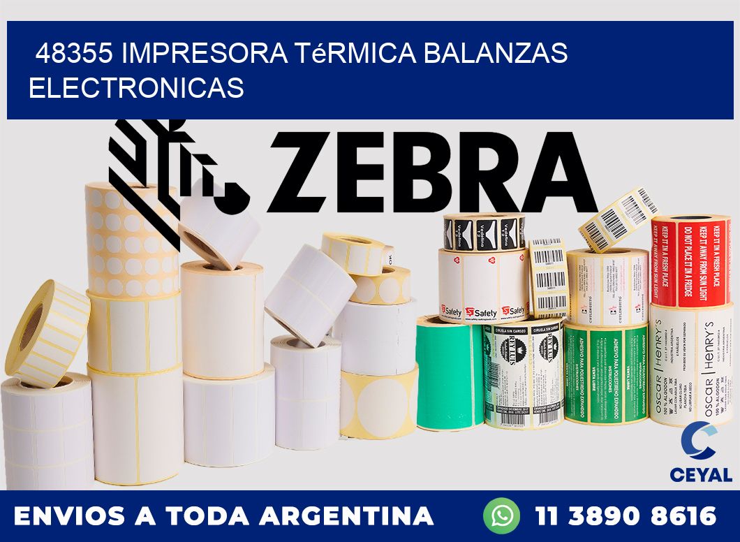 48355 impresora térmica balanzas electronicas