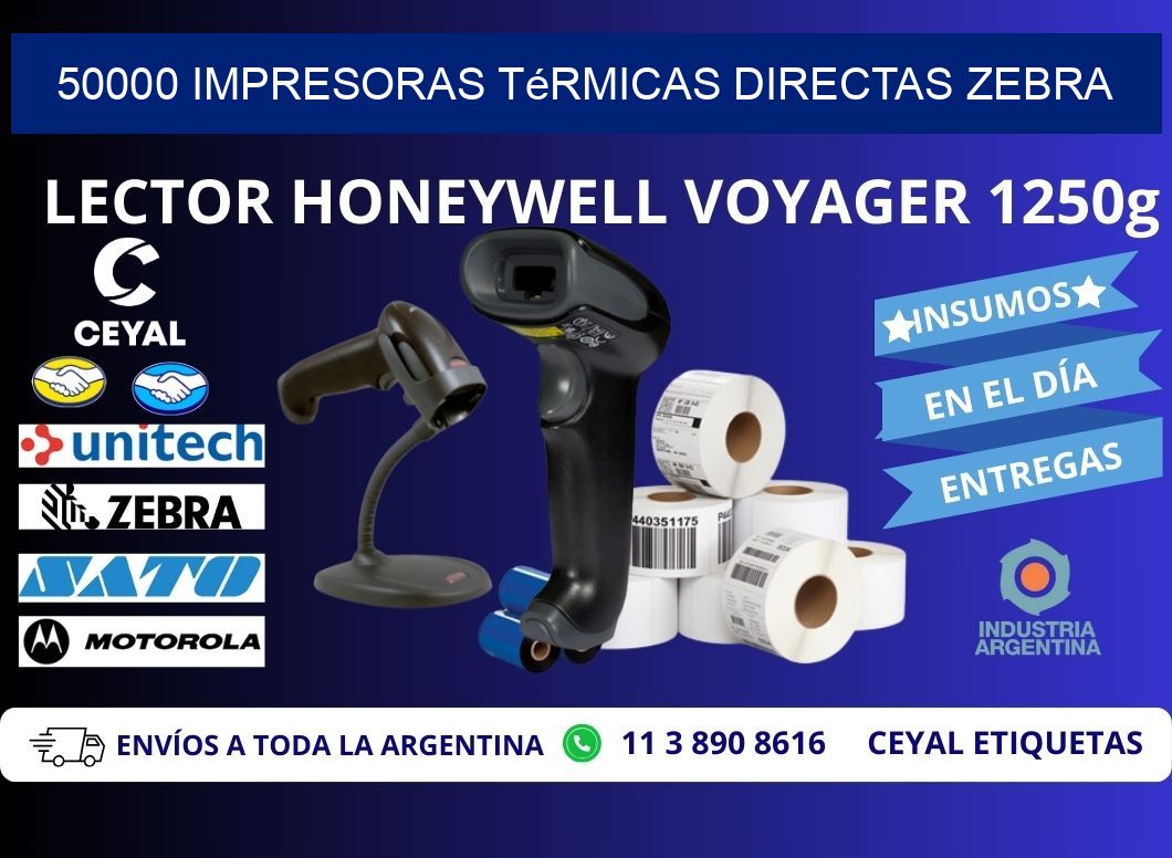 50000 impresoras térmicas directas zebra