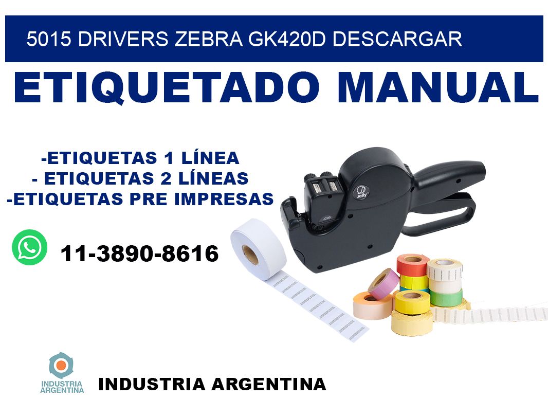 5015 drivers zebra gk420d descargar