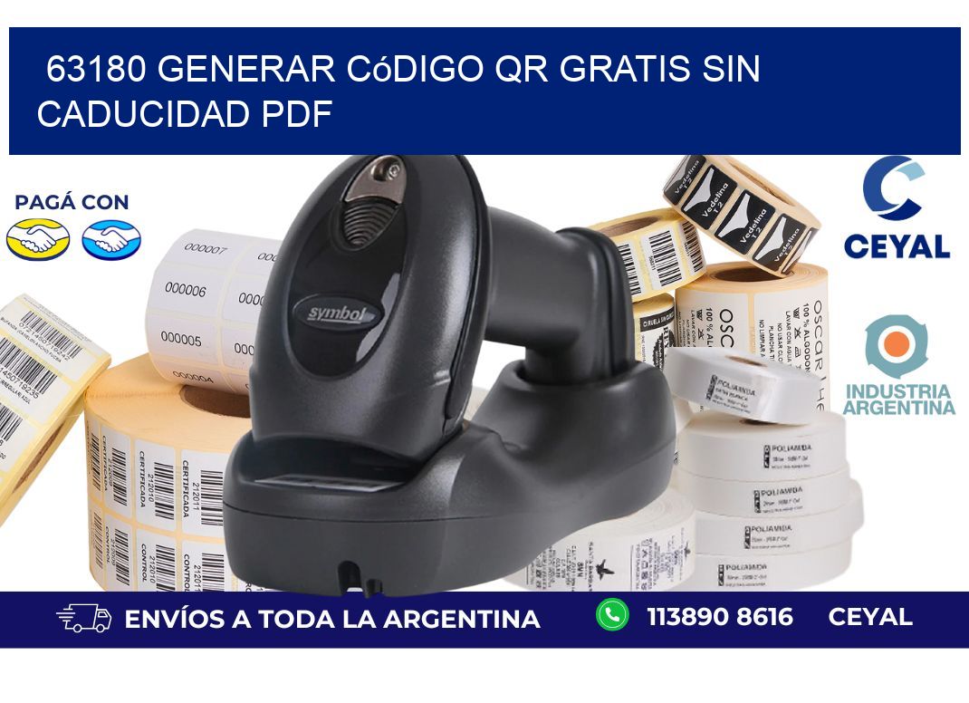 63180 Generar código QR gratis sin caducidad PDF