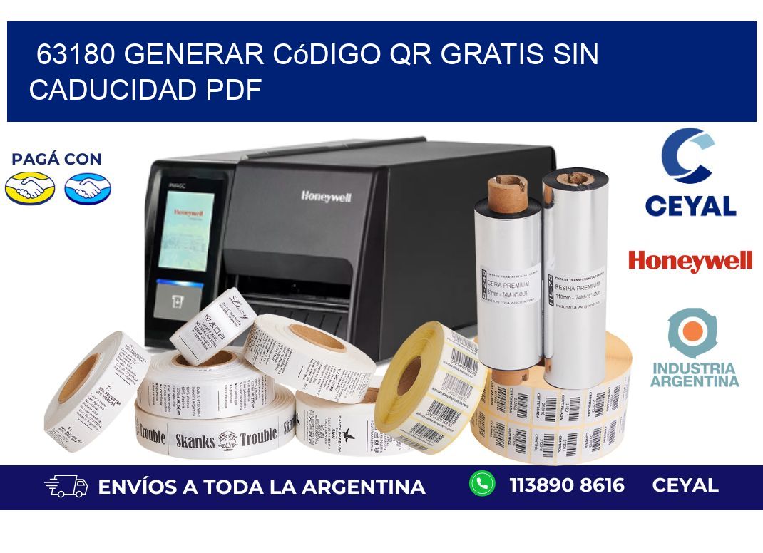 63180 Generar código QR gratis sin caducidad PDF