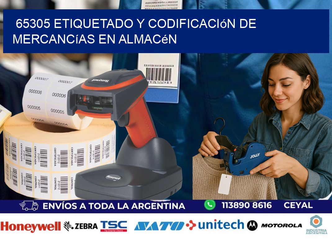 65305 Etiquetado y codificación de mercancías en almacén