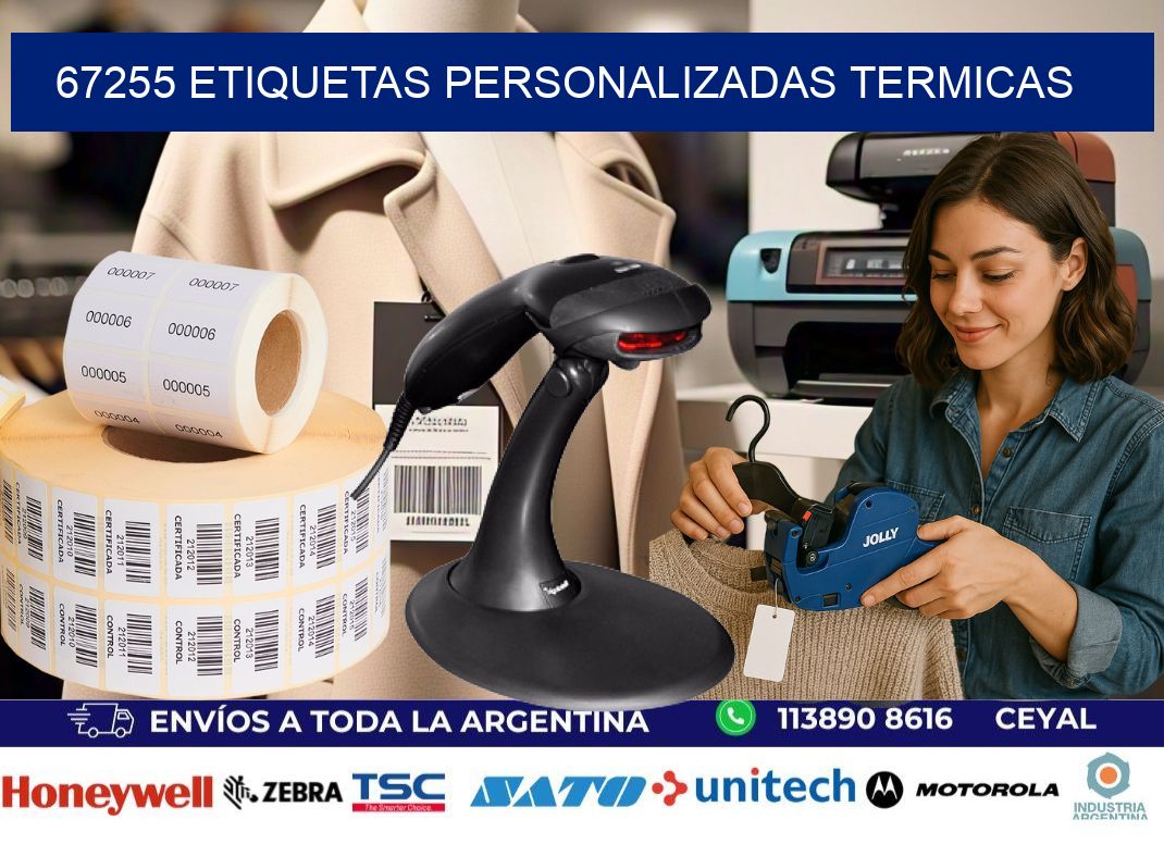 67255 Etiquetas personalizadas termicas