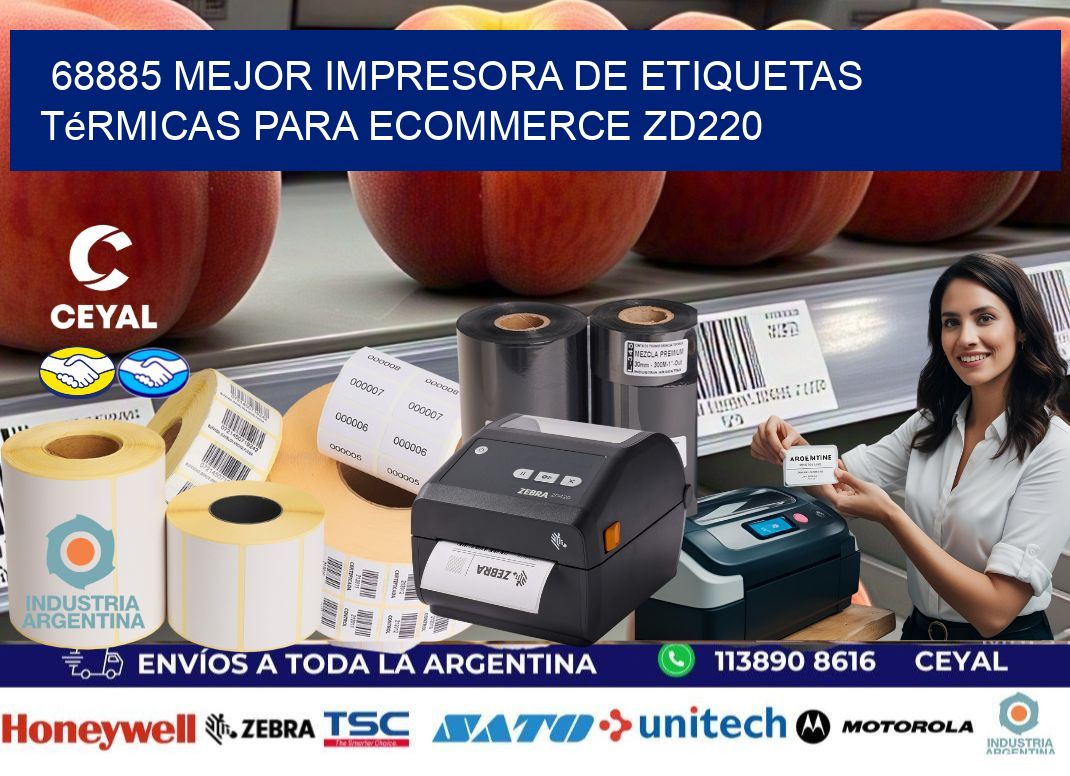 68885 mejor impresora de etiquetas térmicas para ecommerce ZD220
