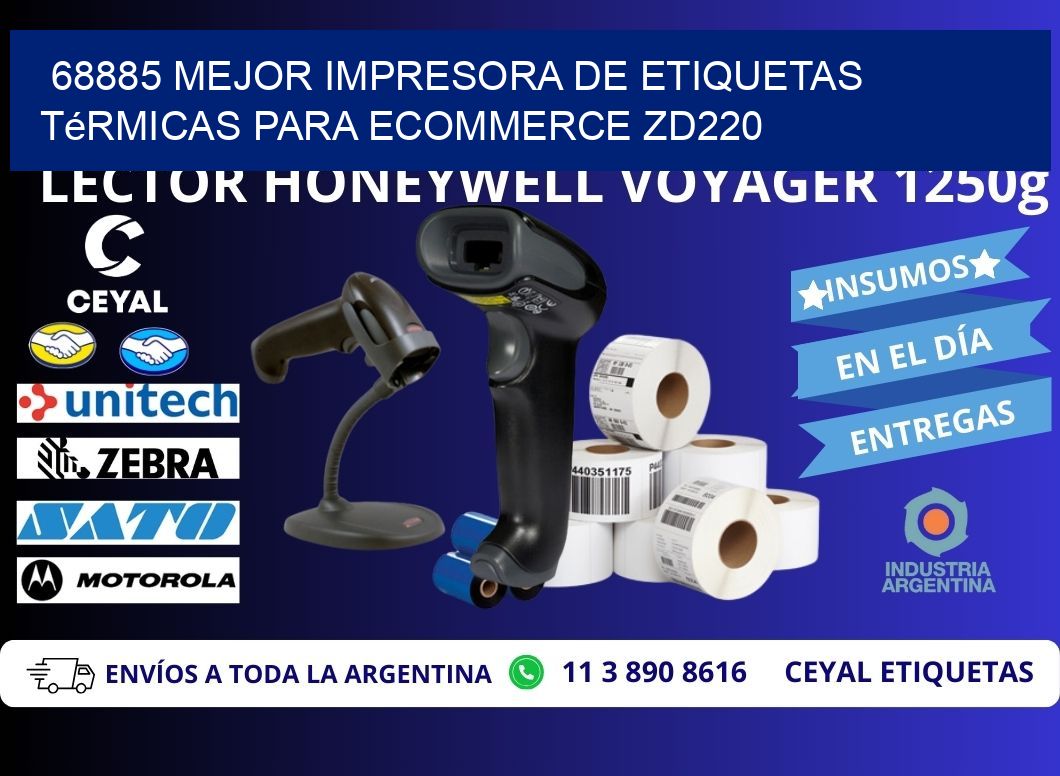 68885 mejor impresora de etiquetas térmicas para ecommerce ZD220