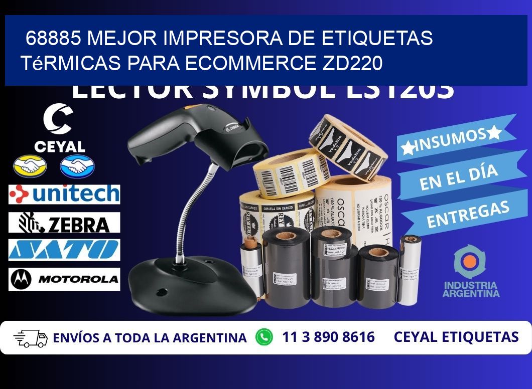 68885 mejor impresora de etiquetas térmicas para ecommerce ZD220