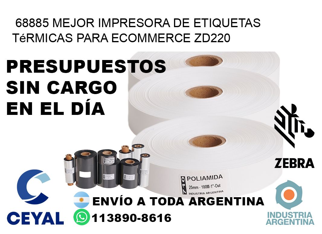 68885 mejor impresora de etiquetas térmicas para ecommerce ZD220