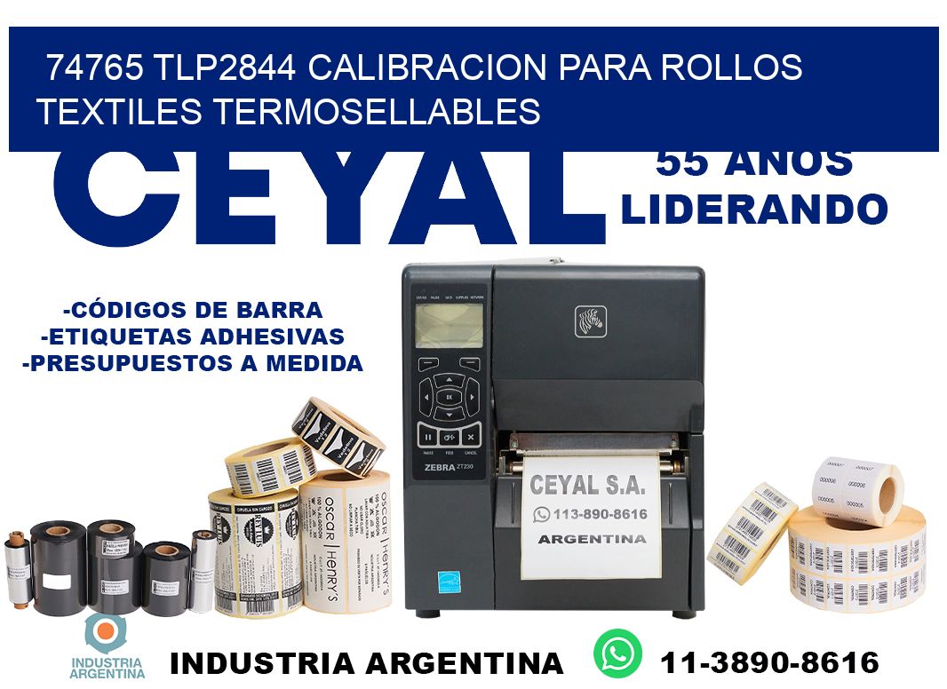 74765 tlp2844 calibracion para rollos textiles termosellables