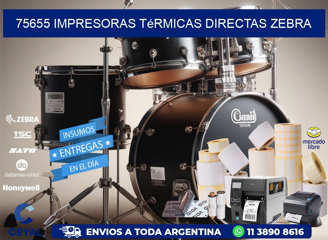 75655 impresoras térmicas directas zebra