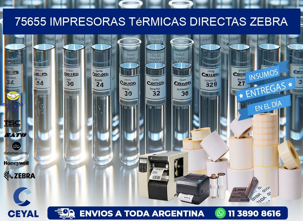 75655 impresoras térmicas directas zebra