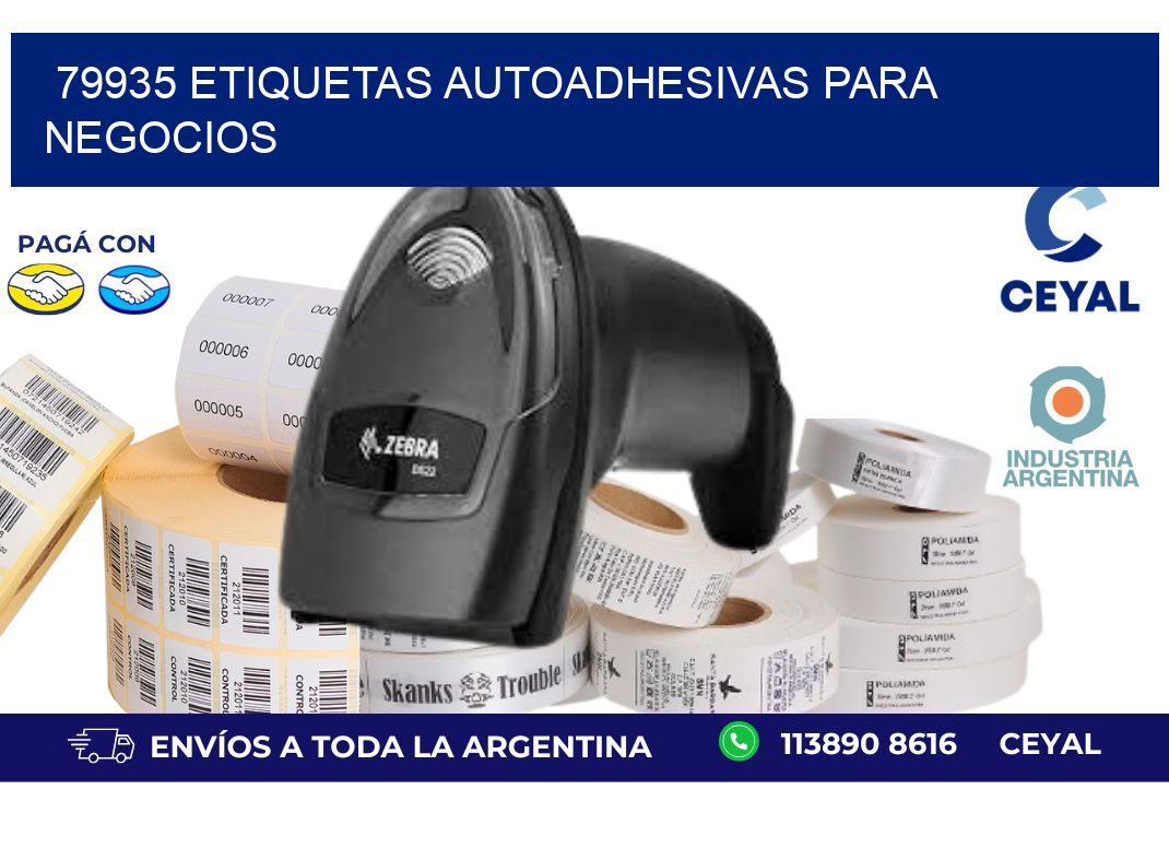 79935 etiquetas autoadhesivas para negocios