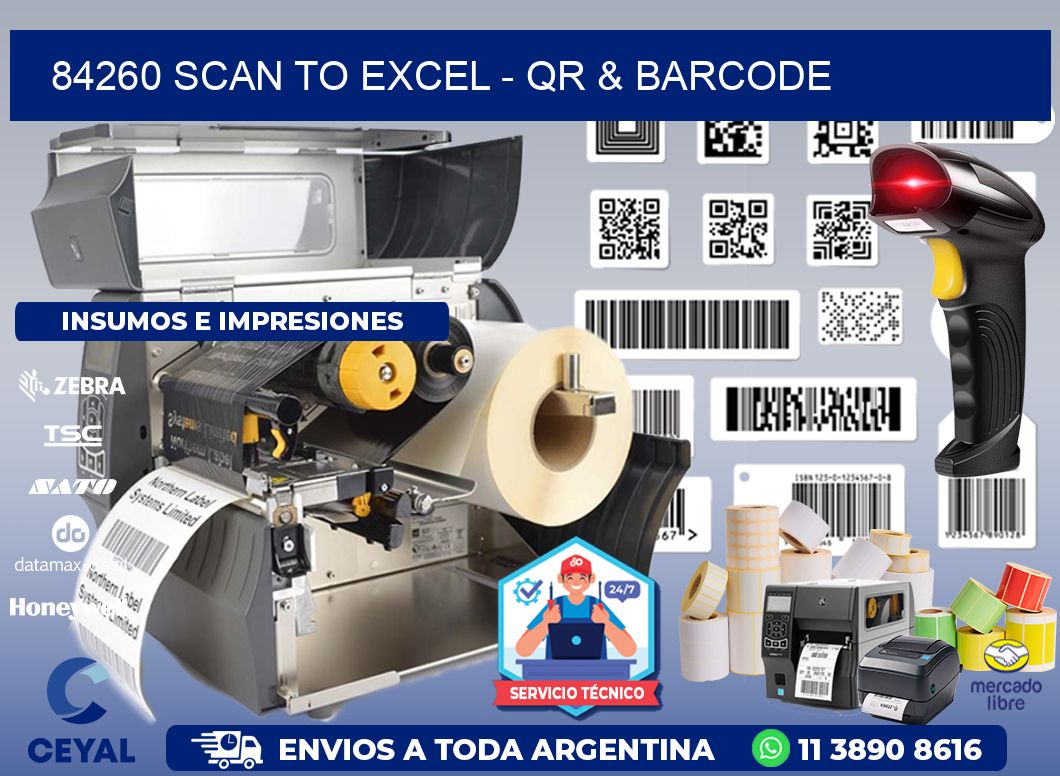 84260 Scan to Excel - QR & Barcode