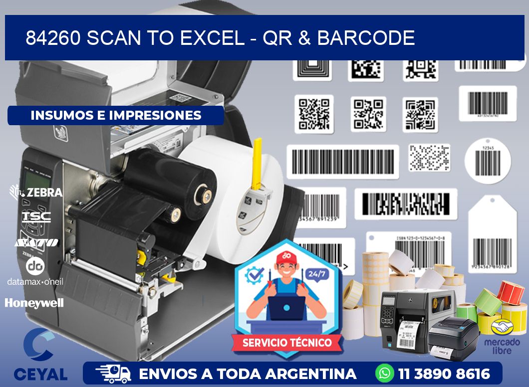 84260 Scan to Excel - QR & Barcode
