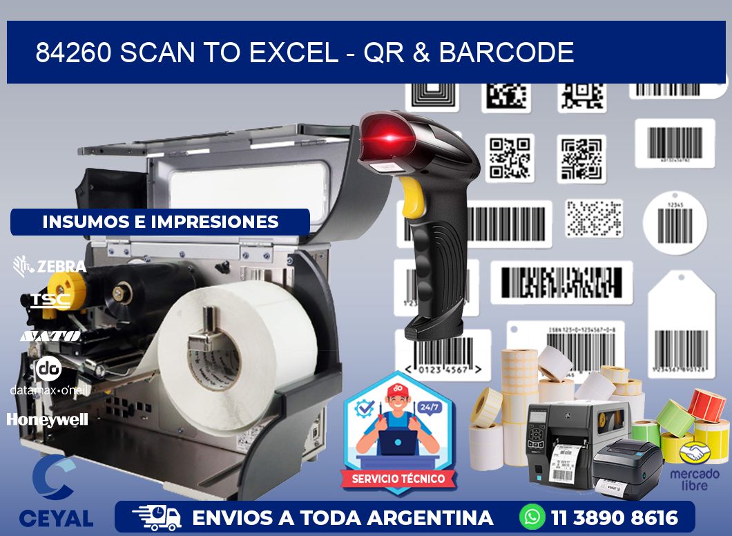 84260 Scan to Excel - QR & Barcode