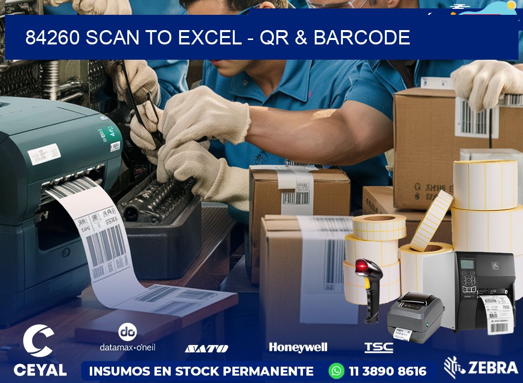 84260 Scan to Excel – QR & Barcode