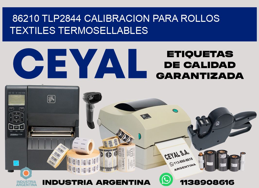 86210 tlp2844 calibracion para rollos textiles termosellables