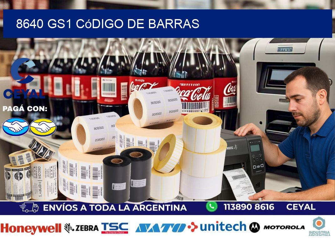 8640 GS1 código de barras