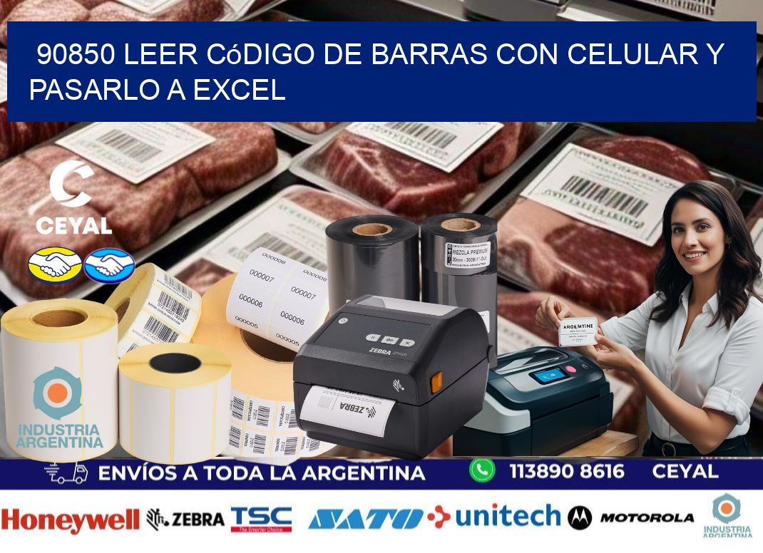 90850 Leer código de barras con celular y pasarlo a Excel