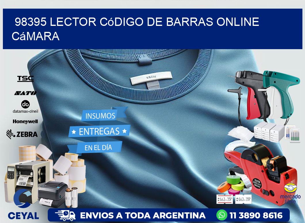 98395 Lector código de barras online cámara