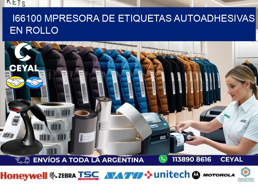 I66100 mpresora de etiquetas autoadhesivas en rollo