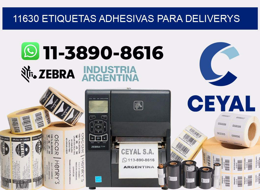11630 etiquetas adhesivas para deliverys
