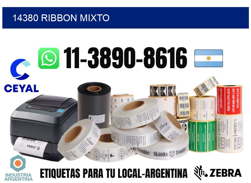 14380 ribbon mixto