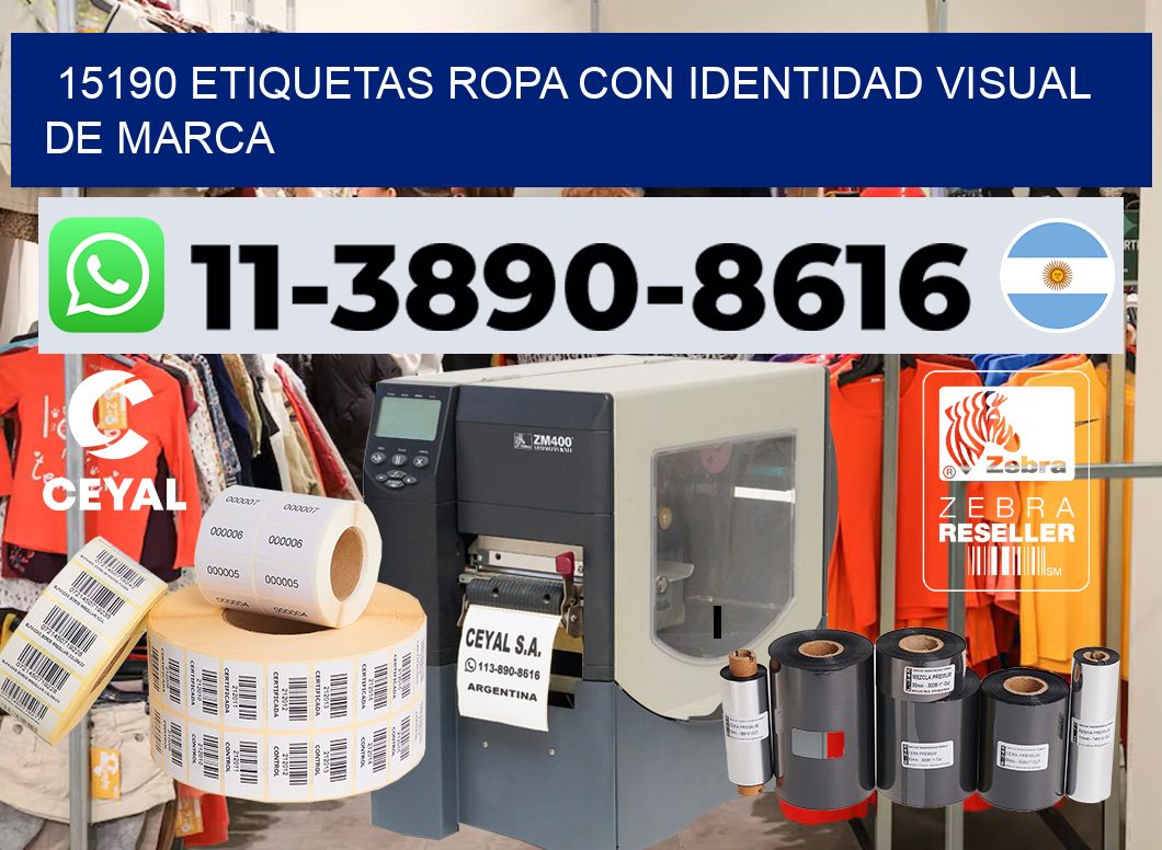 15190 Etiquetas ropa con identidad visual de marca