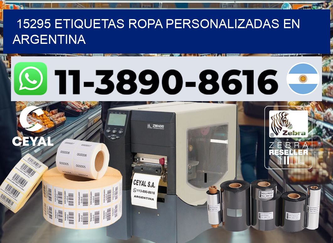 15295 Etiquetas ropa personalizadas en Argentina
