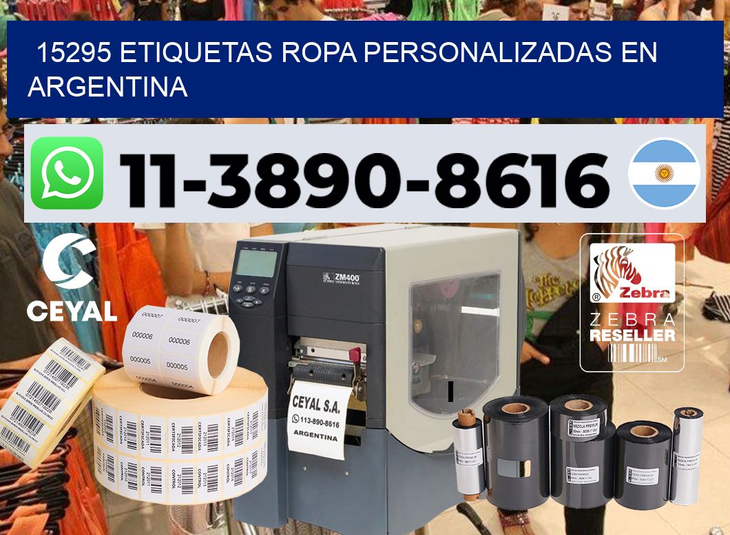 15295 Etiquetas ropa personalizadas en Argentina