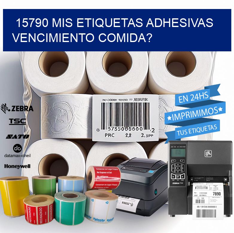 15790 mis etiquetas adhesivas vencimiento comida?