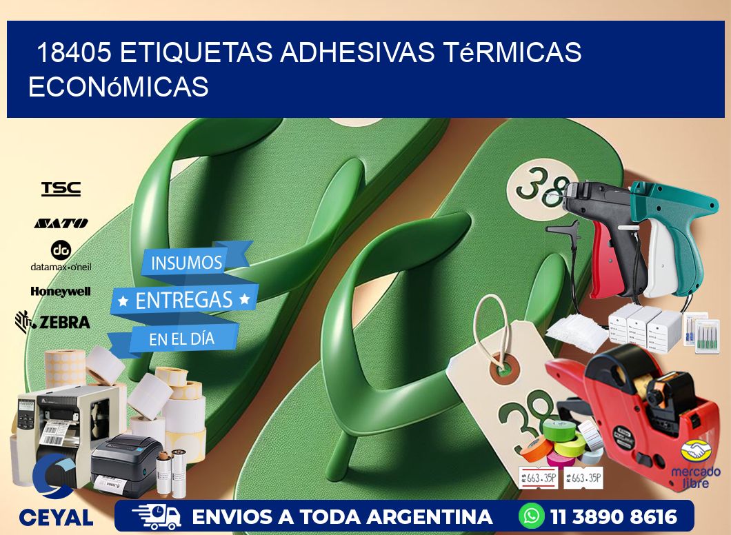 18405 etiquetas adhesivas térmicas económicas