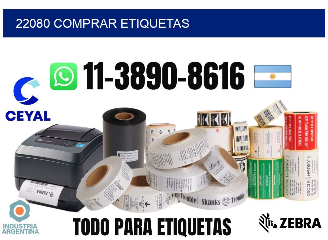 22080 comprar etiquetas