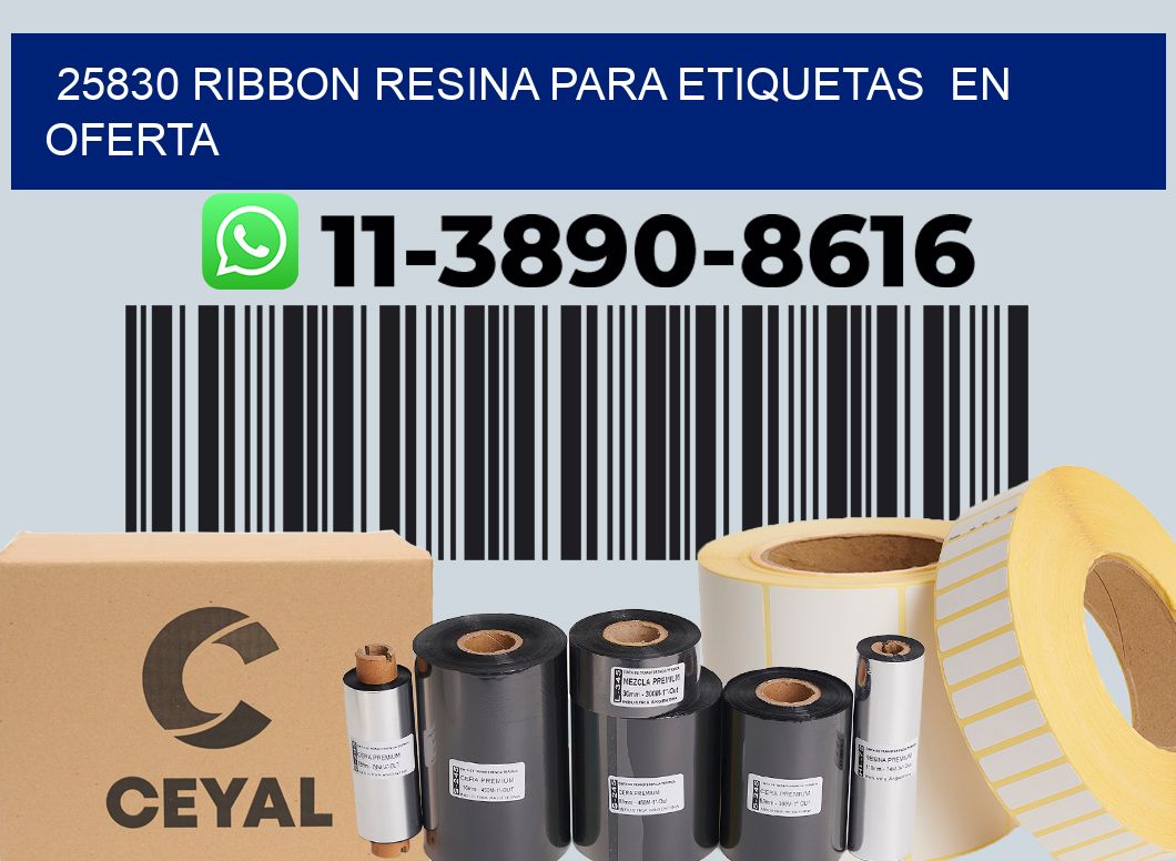 25830 ribbon resina para etiquetas en oferta