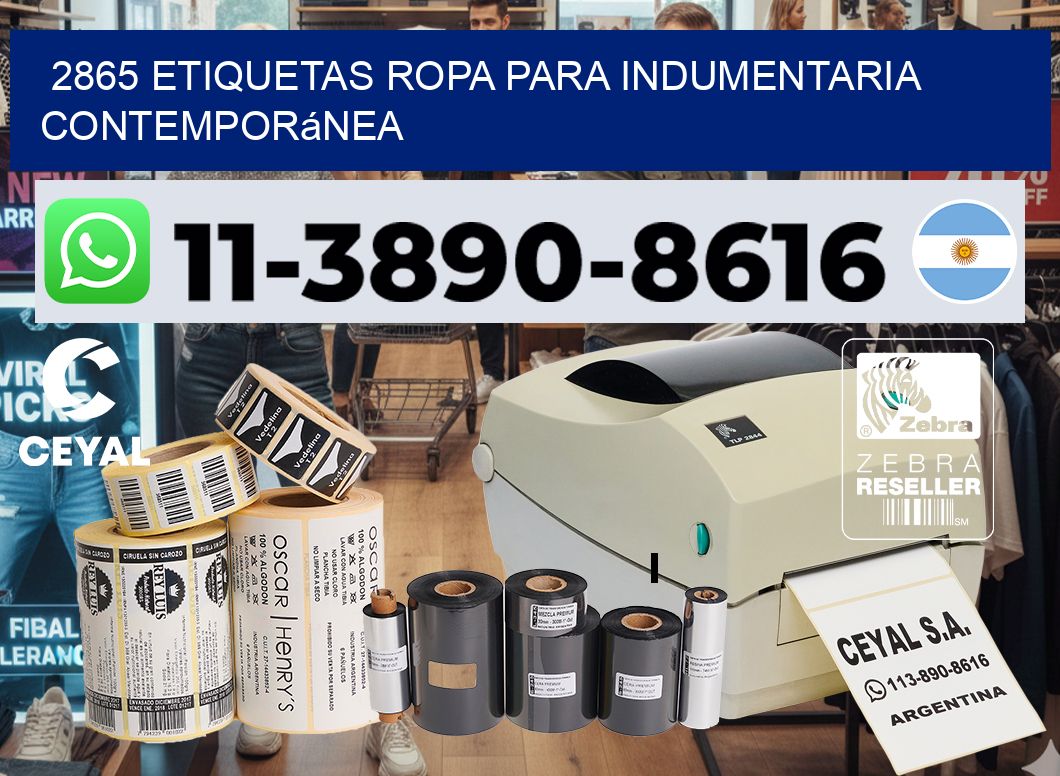 2865 Etiquetas ropa para indumentaria contemporánea