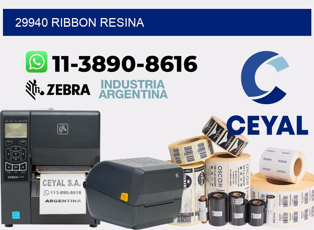 29940 ribbon resina