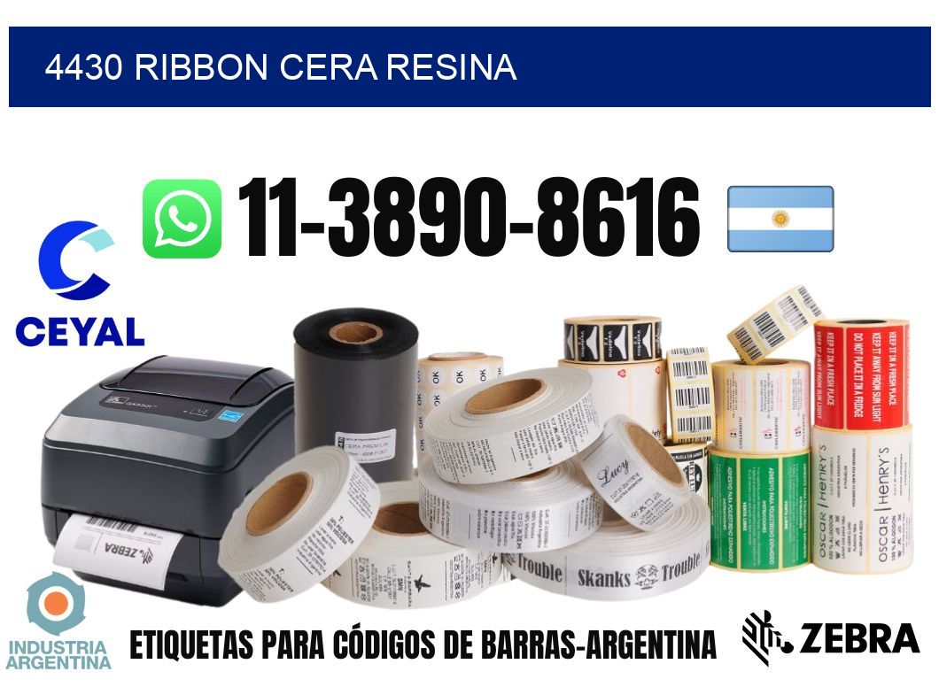 4430 ribbon cera resina