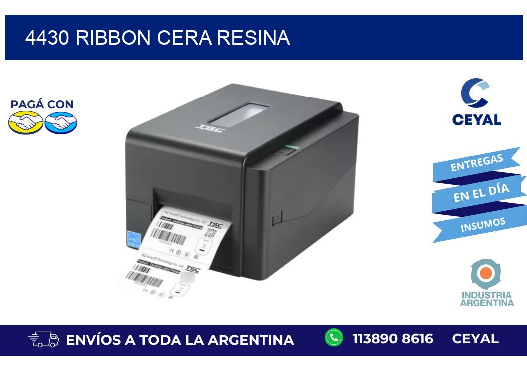 4430 ribbon cera resina