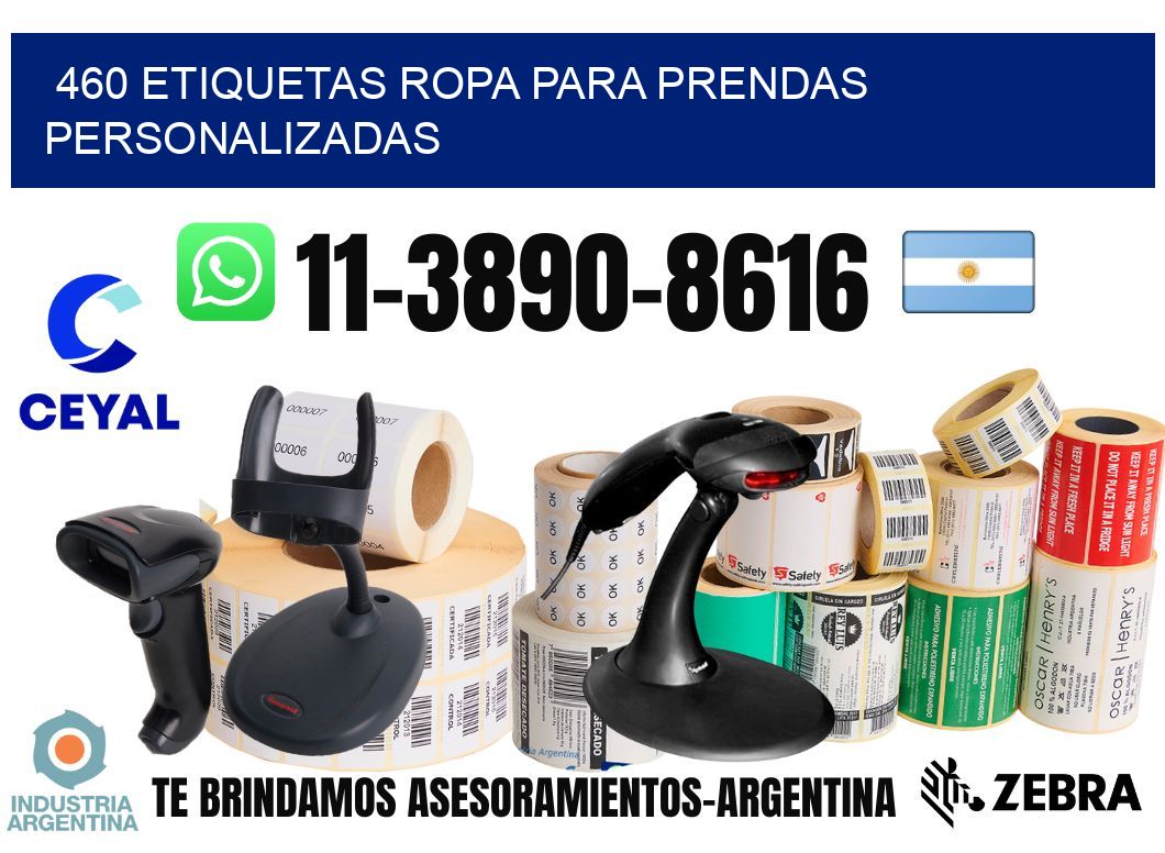 460 Etiquetas ropa para prendas personalizadas