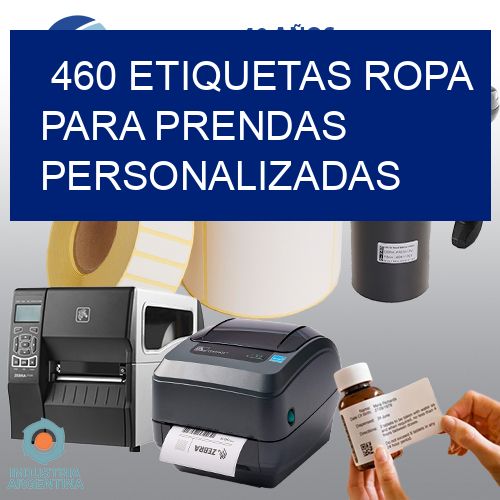 460 Etiquetas ropa para prendas personalizadas