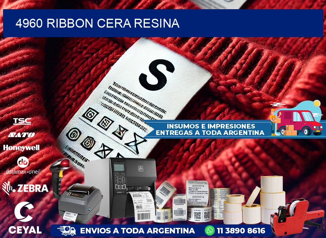 4960 ribbon cera resina