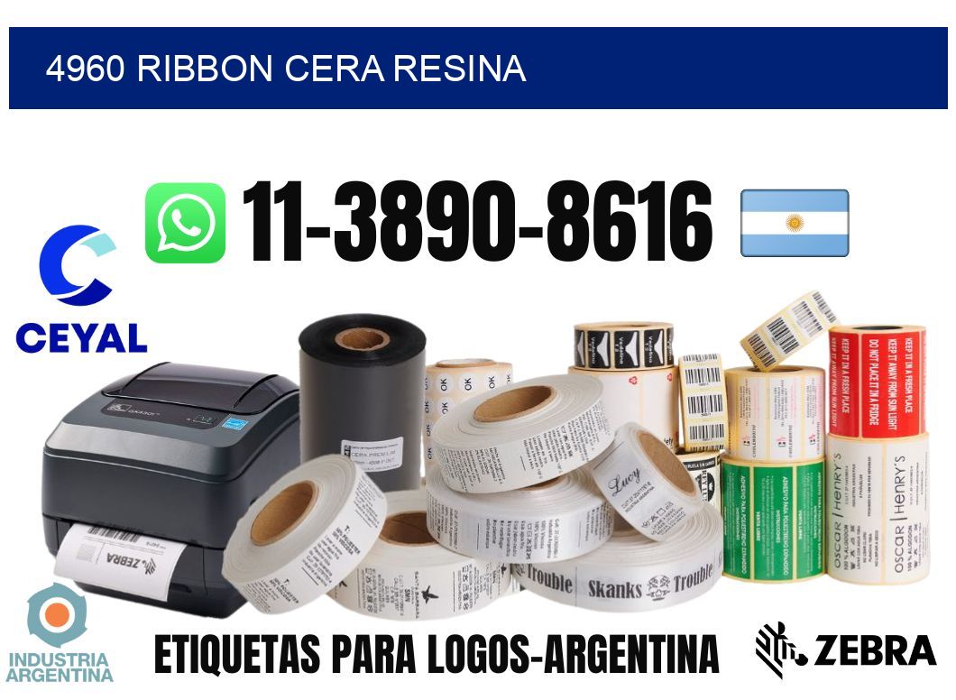 4960 ribbon cera resina