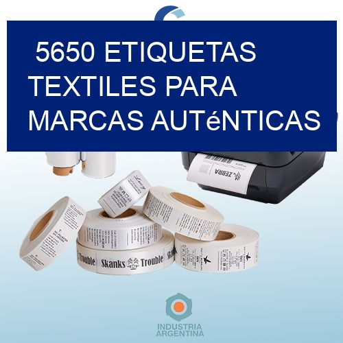 5650 Etiquetas textiles para marcas auténticas
