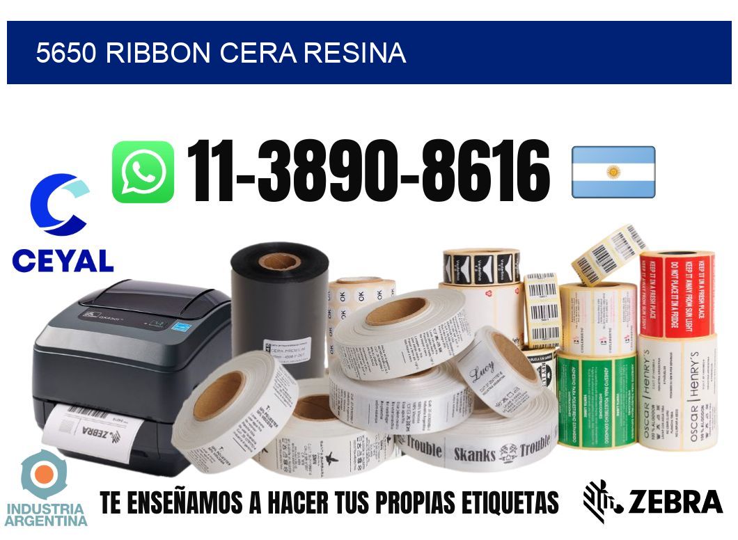 5650 ribbon cera resina