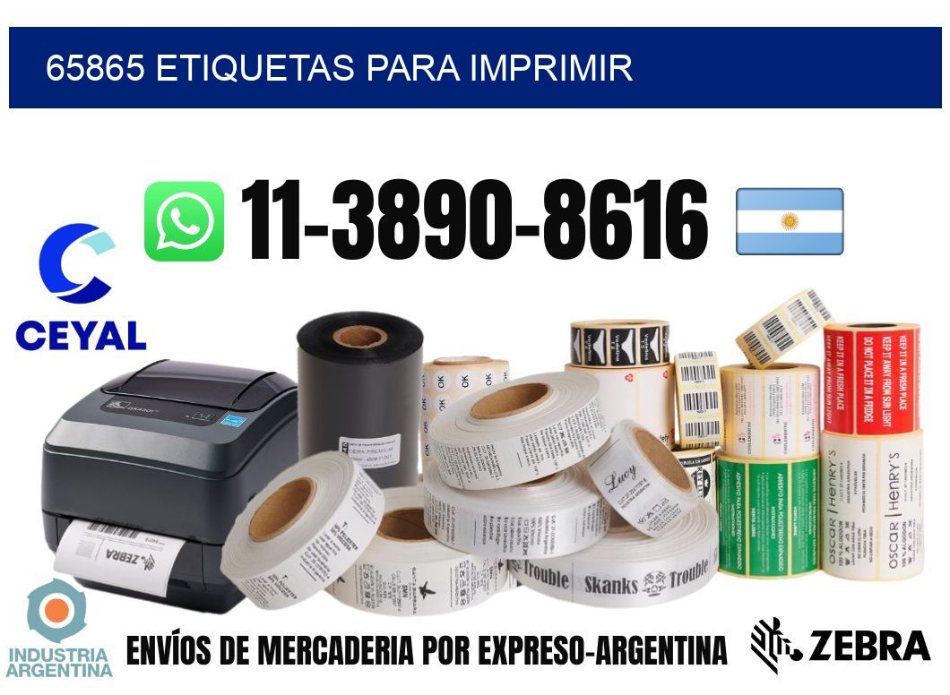 65865 etiquetas para imprimir