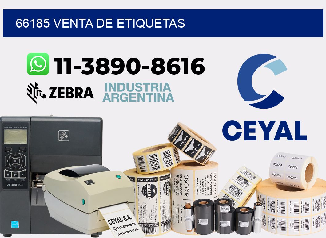 66185 venta de etiquetas