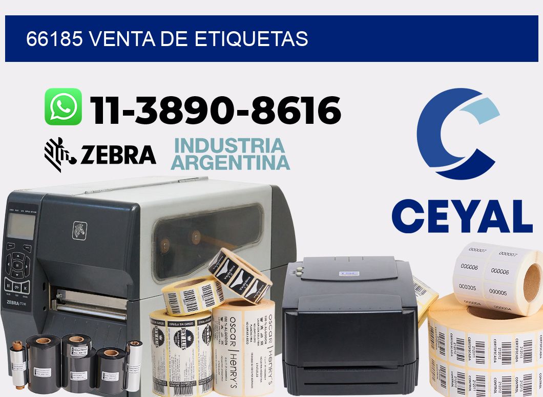 66185 venta de etiquetas