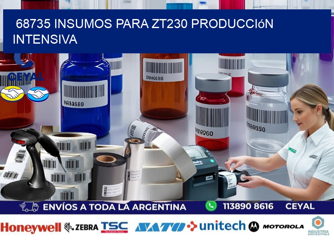 68735 insumos para zt230 producción intensiva